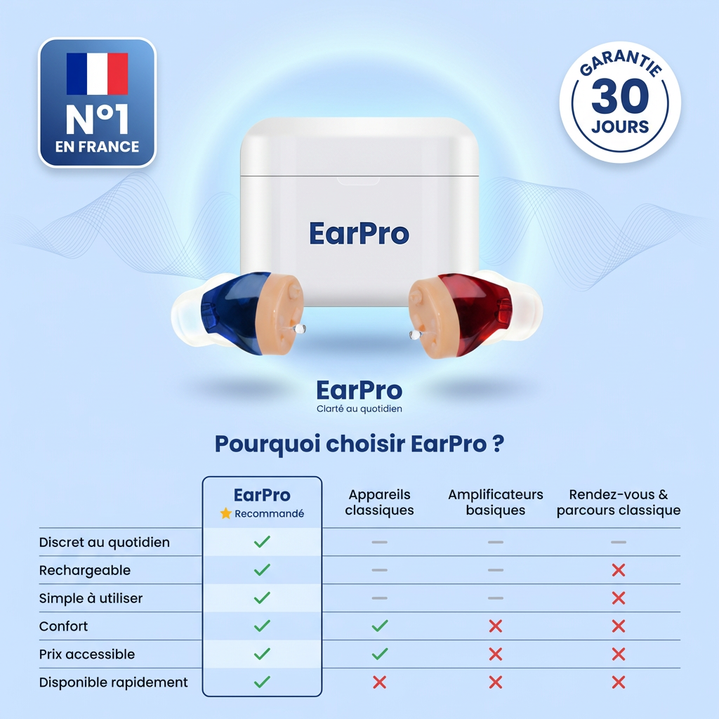EarPro / Les aides auditives N°1 de 2025